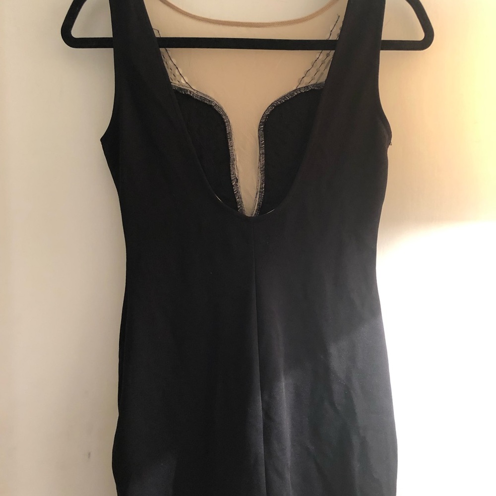 Navy Blue studded embellished dress